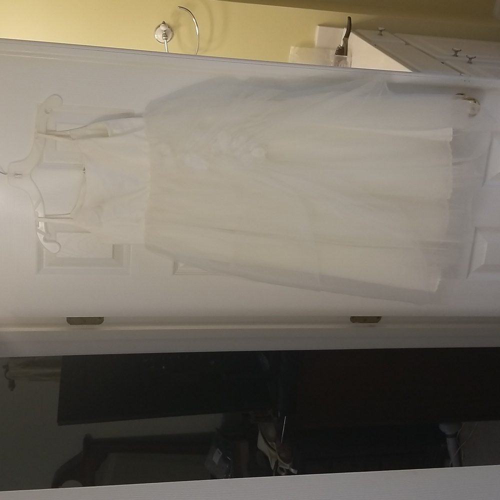 Flower Girl Dress Size 7 Ivory